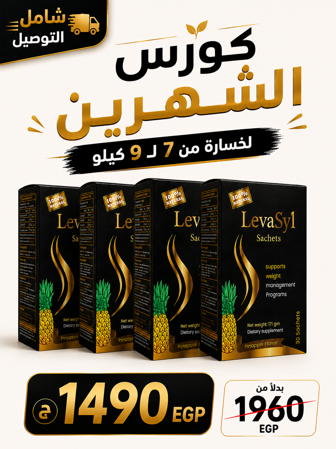 LevaSyl Sachets –4 Pieces