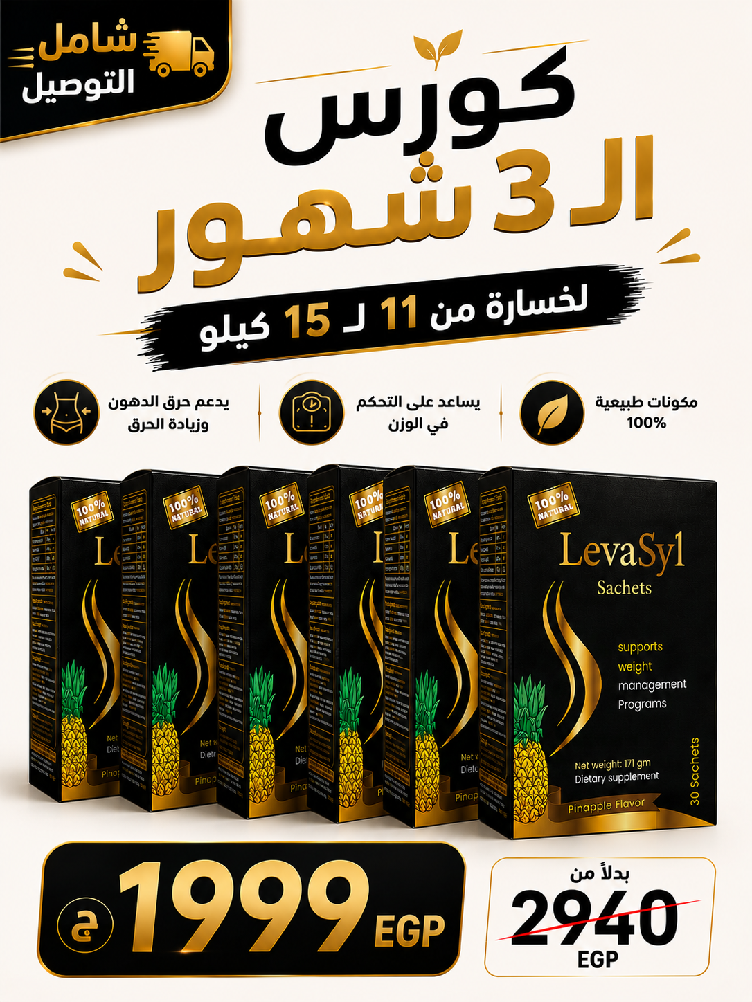 LevaSyl Sachets –6 Pieces